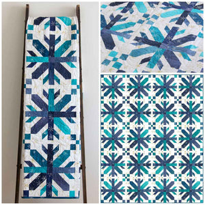 Ombre Snowflake Flurries by V & Co. • Quilt Kit