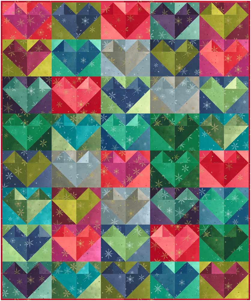 Ombre Winter Love by V & Co. • Quilt Kit