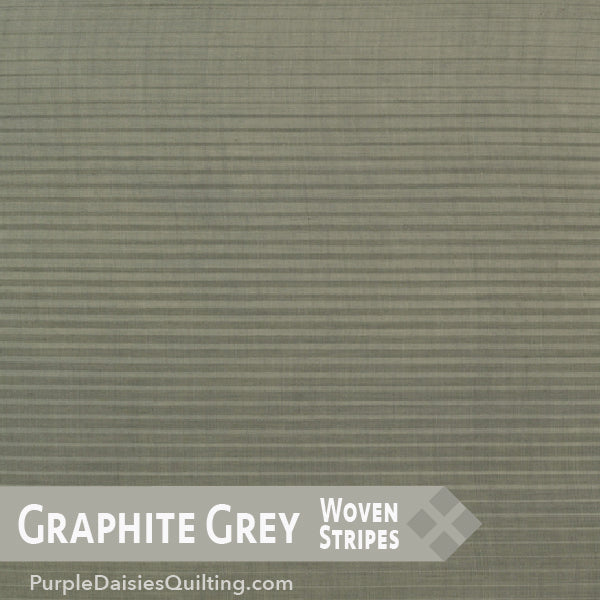 Graphite Grey - Ombre Wovens - Half Yard - 10872-13