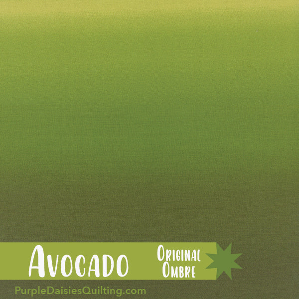 Avocado  - V & Co. Ombre - Half Yard - 10800-52