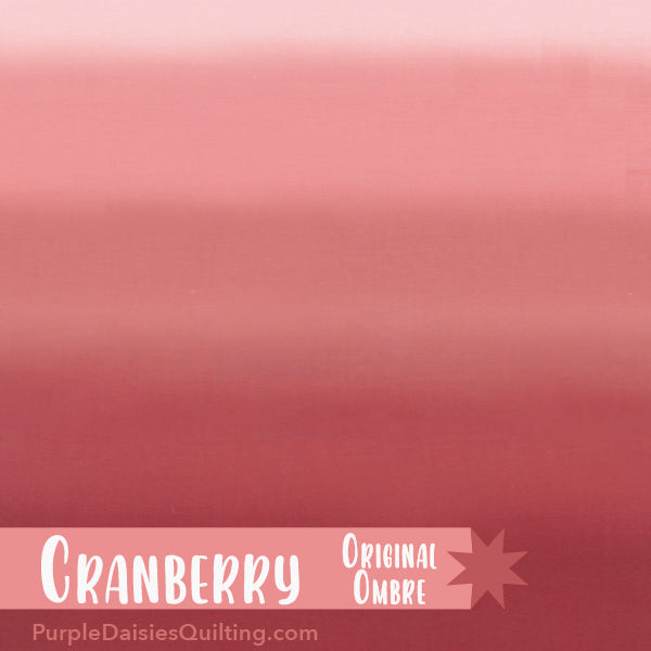 Cranberry - V & Co. Ombre - Half Yard - 10800-318