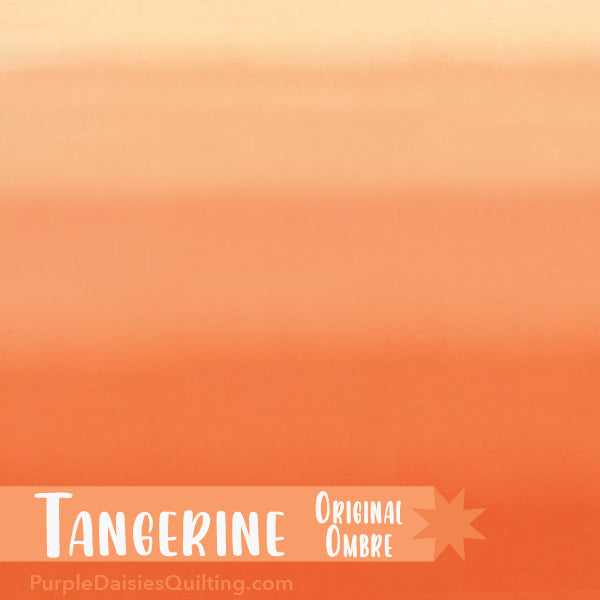 Tangerine - V & Co. Ombre - Half Yard - 10800-311
