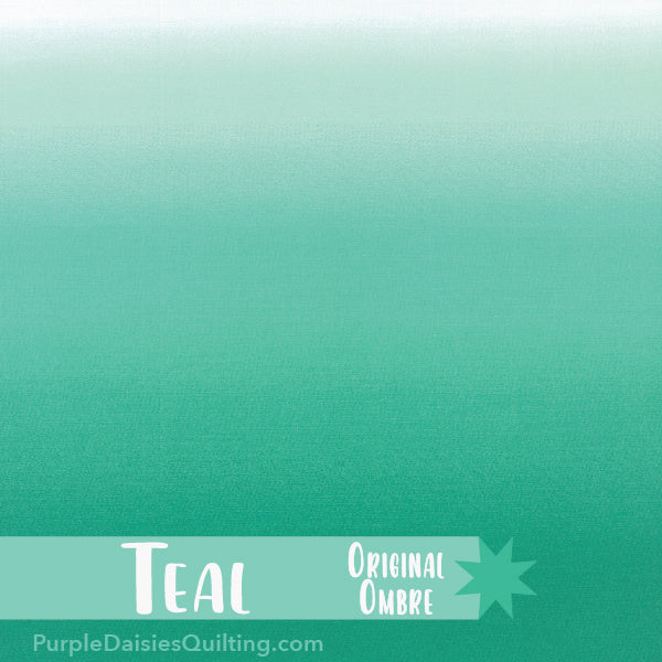 Teal - V & Co. Ombre - Half Yard - 10800-31