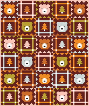 Grizzly Grove quilt pattern by Pen + Paper Patterns