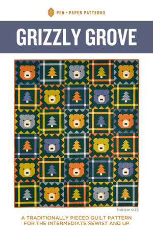 Grizzly Grove quilt pattern by Pen + Paper Patterns