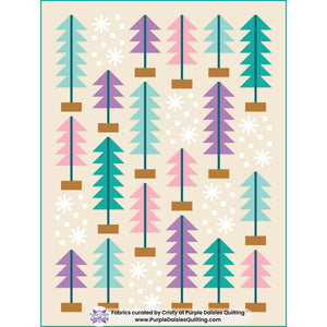 All Spruced Up quilt pattern by Pen + Paper Patterns quilt kit with PURE Solids by Art Gallery Fabrics