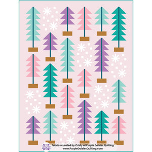 All Spruced Up quilt pattern by Pen + Paper Patterns quilt kit with PURE Solids by Art Gallery Fabrics