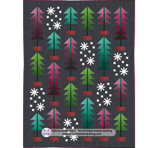 All Spruced Up quilt pattern by Pen + Paper Patterns quilt kit with Mystic Ombre fabrics by V and Co. for Moda
