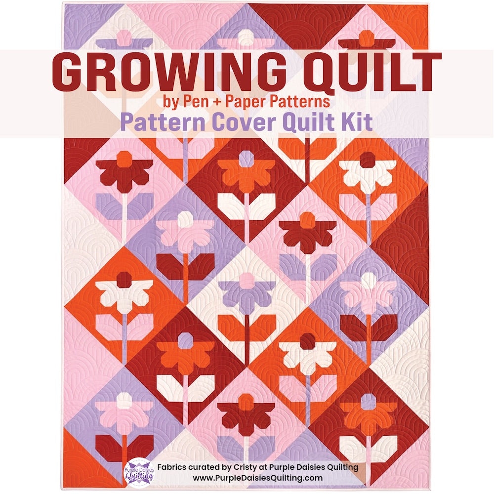 Growing Quilt by Pen + Paper Patterns quilt kit by Purple Daisies Quilting
