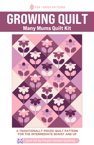 Growing Quilt by Pen + Paper Patterns quilt kit by Purple Daisies Quilting