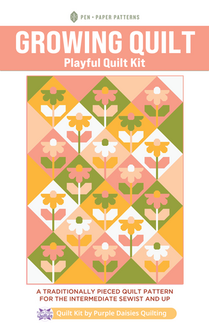 Growing Quilt by Pen + Paper Patterns quilt kit by Purple Daisies Quilting