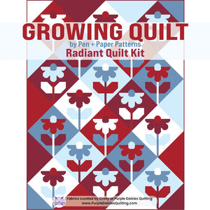Growing Quilt by Pen + Paper Patterns quilt kit by Purple Daisies Quilting