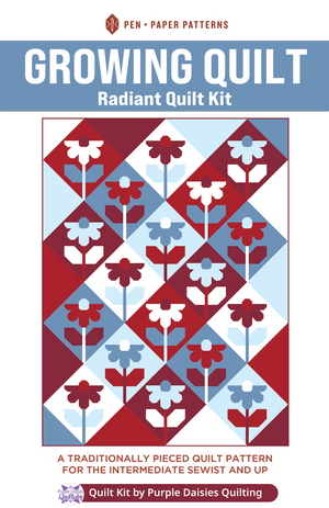 Growing Quilt by Pen + Paper Patterns quilt kit by Purple Daisies Quilting