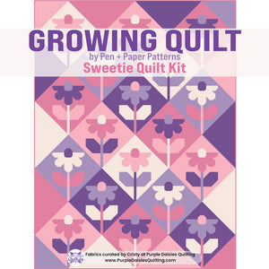 Growing Quilt by Pen + Paper Patterns quilt kit by Purple Daisies Quilting