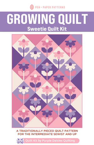 Growing Quilt by Pen + Paper Patterns quilt kit by Purple Daisies Quilting