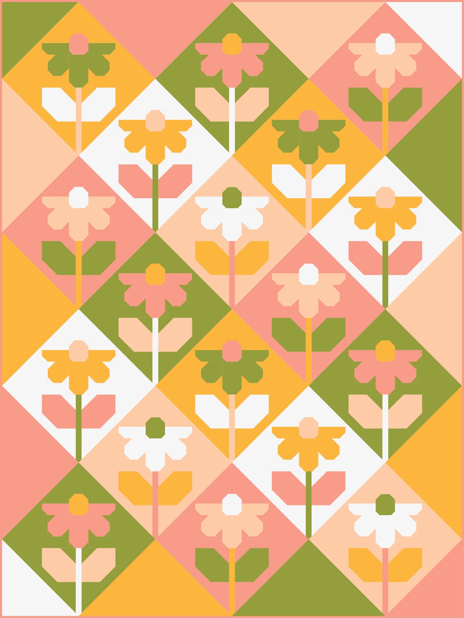 Growing Quilt by Pen + Paper Patterns quilt kit by Purple Daisies Quilting