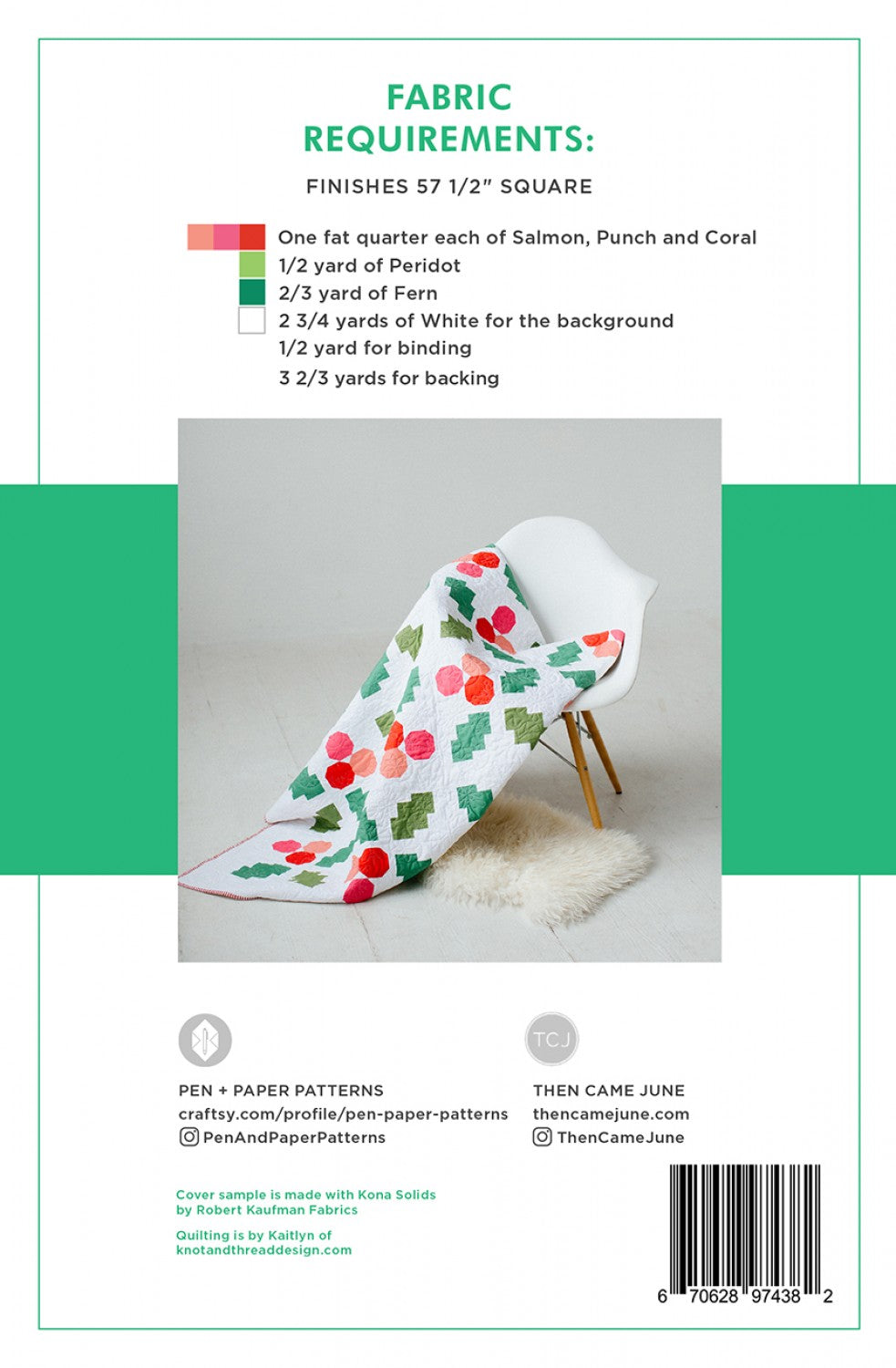 Holly Jolly Quilt • Pen + Paper Patterns • Quilt Kit