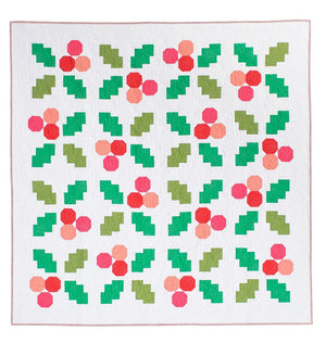 Holly Jolly Quilt • by Pen + Paper Patterns