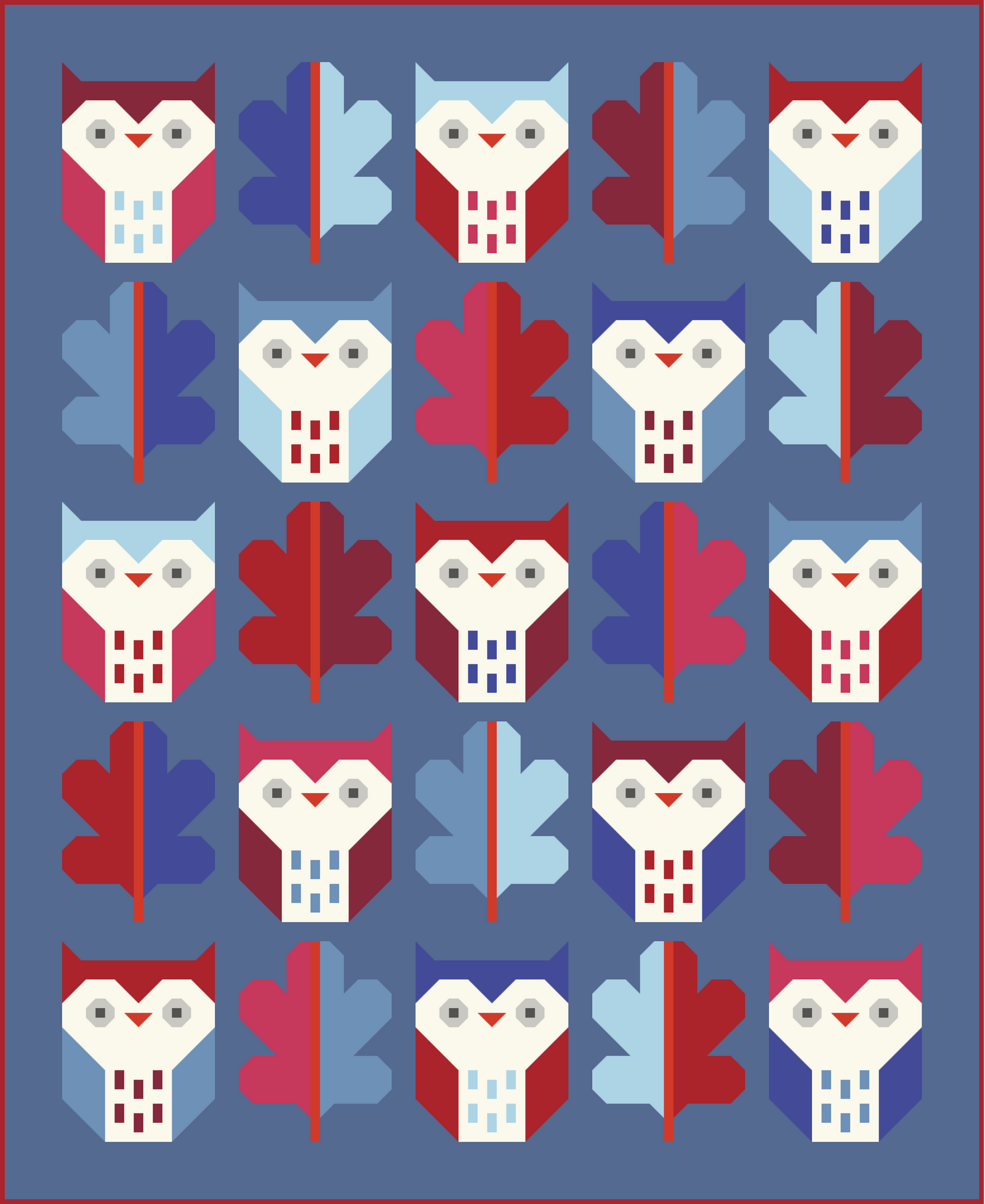 Night Owl by Pen + Paper Patterns quilt kit by Purple Daisies Quilting