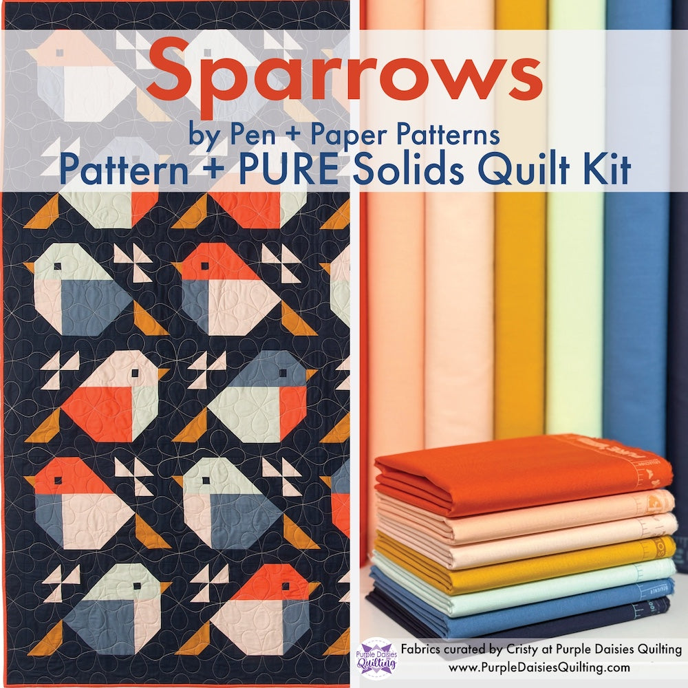 Sparrows • Quilt Kit • by Pen + Paper Patterns