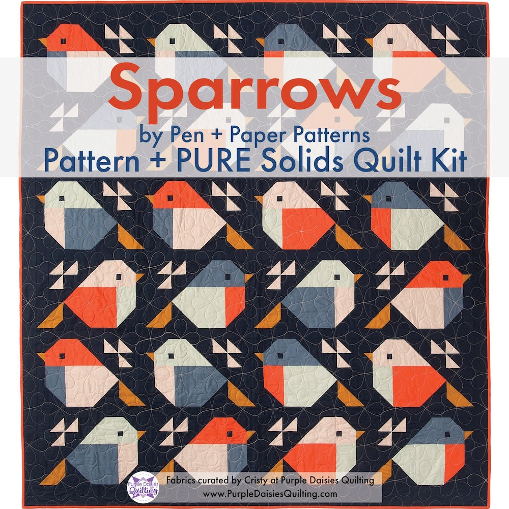 Sparrows • Quilt Kit • by Pen + Paper Patterns