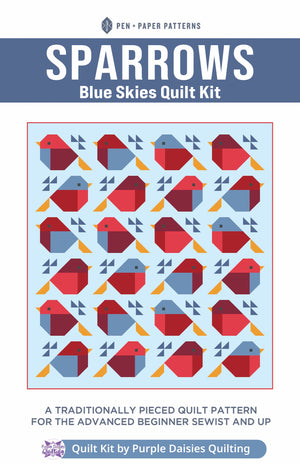 Sparrows Quilt by Pen + Paper Patterns quilt kit fabric bundle