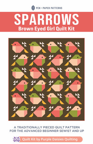 Sparrows Quilt by Pen + Paper Patterns quilt kit fabric bundle