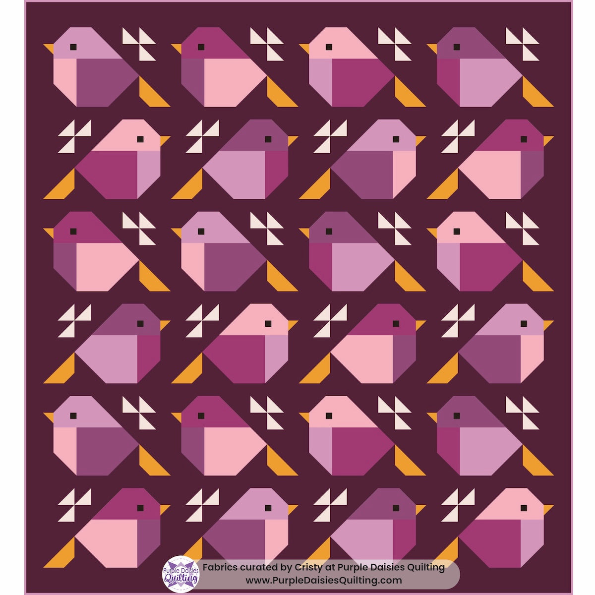 Sparrows Quilt by Pen + Paper Patterns quilt kit fabric bundle