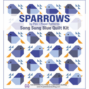 Sparrows Quilt by Pen + Paper Patterns quilt kit fabric bundle
