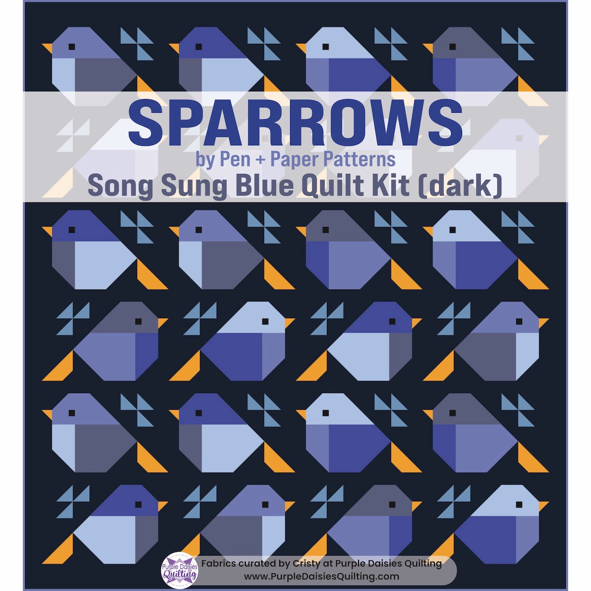 Sparrows Quilt by Pen + Paper Patterns quilt kit fabric bundle