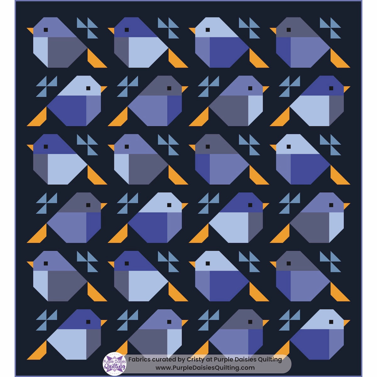 Sparrows Quilt by Pen + Paper Patterns quilt kit fabric bundle