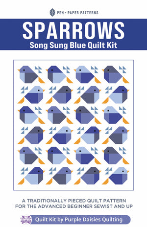 Sparrows Quilt by Pen + Paper Patterns quilt kit fabric bundle