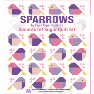Sparrows Quilt by Pen + Paper Patterns quilt kit fabric bundle