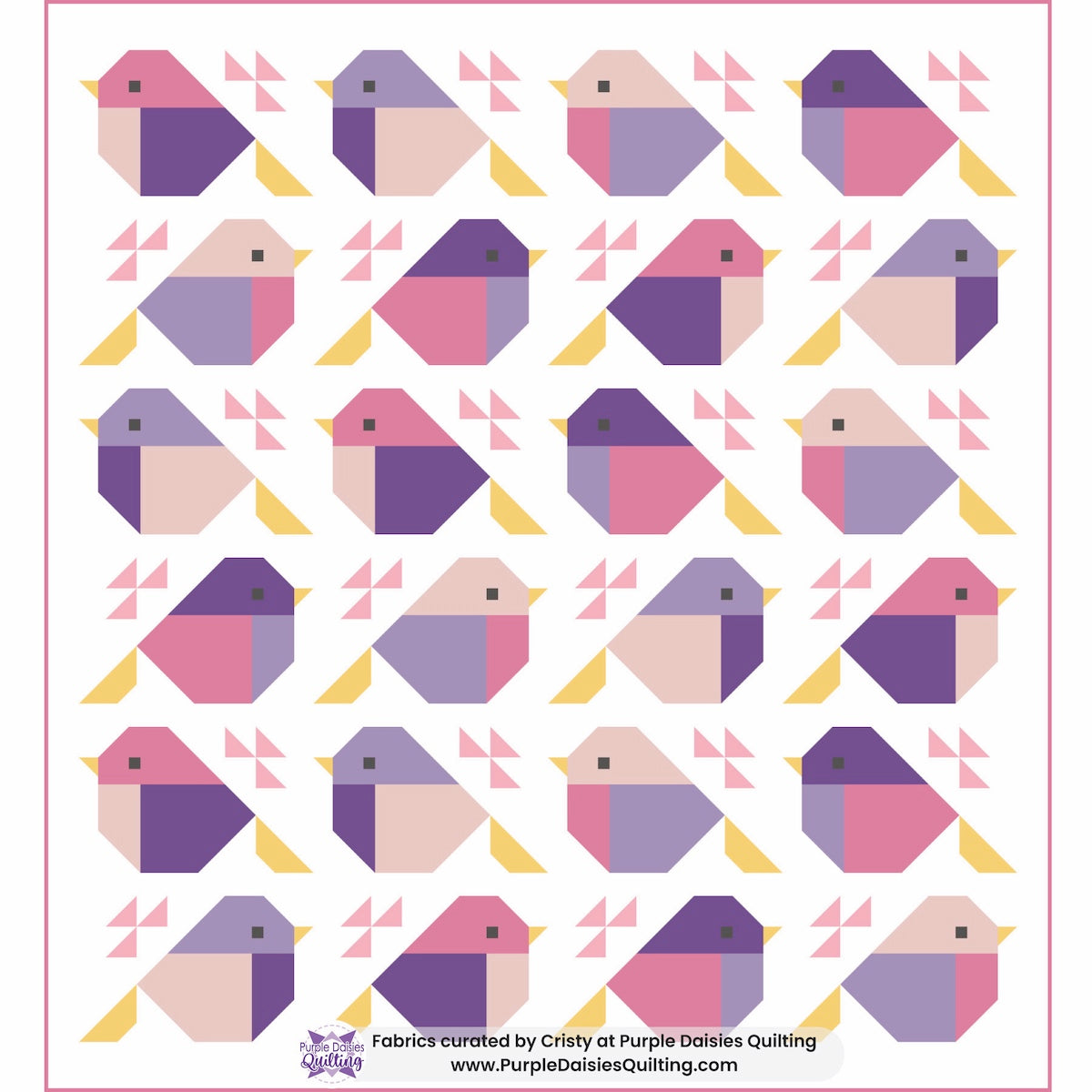 Sparrows Quilt by Pen + Paper Patterns quilt kit fabric bundle