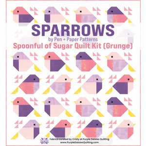 Sparrows Quilt by Pen + Paper Patterns quilt kit fabric bundle