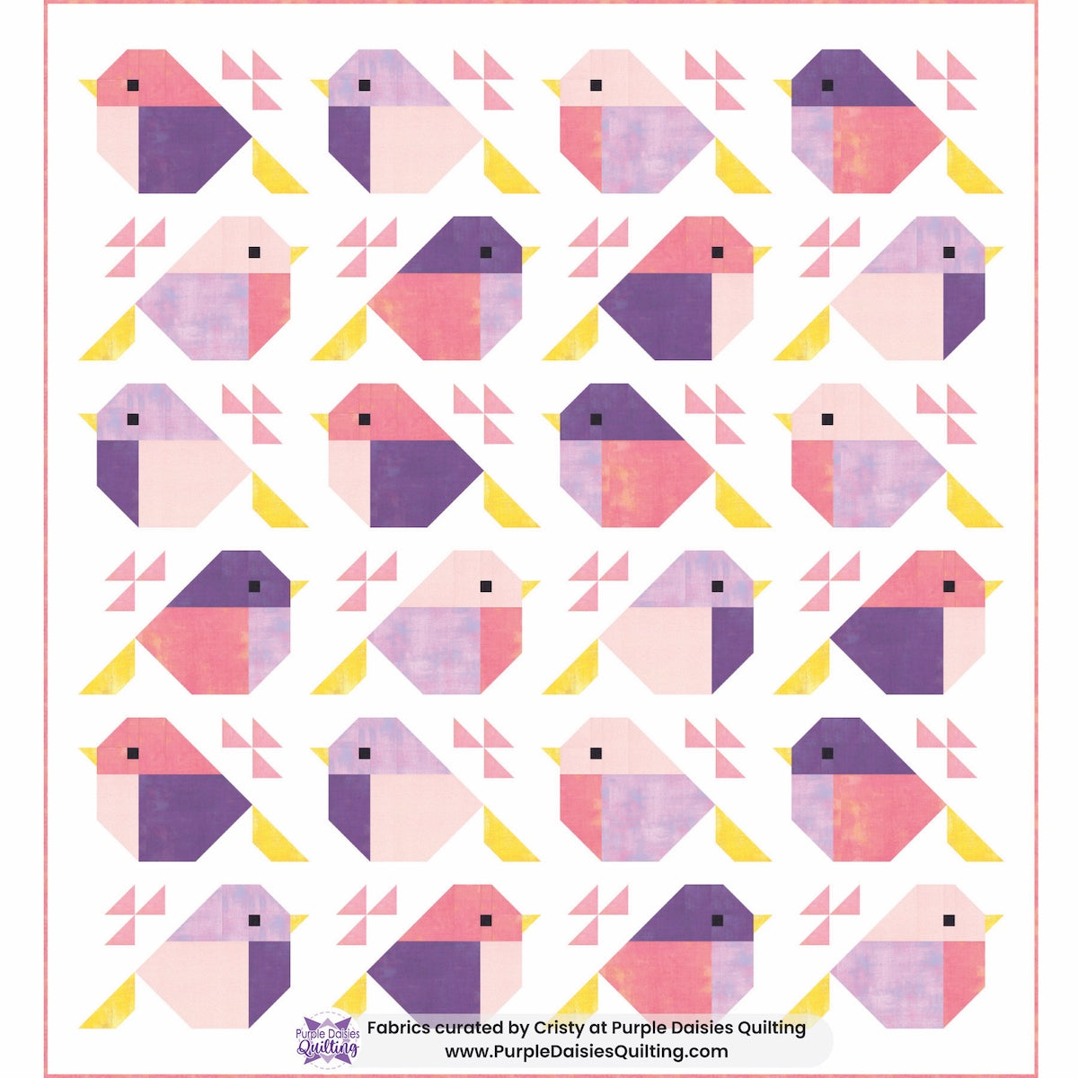 Sparrows Quilt by Pen + Paper Patterns quilt kit fabric bundle