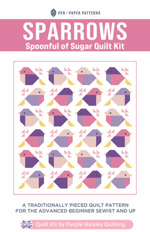 Sparrows Quilt by Pen + Paper Patterns quilt kit fabric bundle