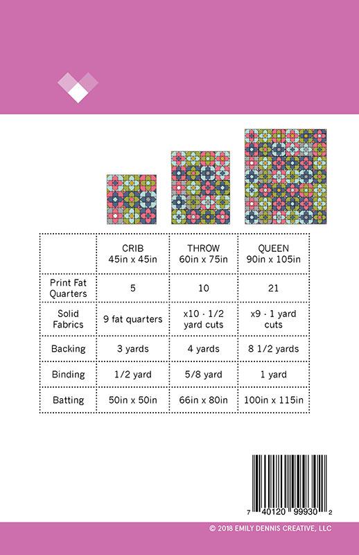 Geo Gems by Quilty Love - Purple Daisies Quilting