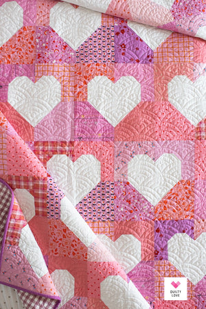 Patchwork Hearts II by Quilty Love