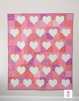 Patchwork Hearts II by Quilty Love