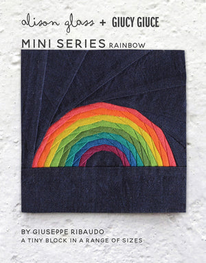Mini Series Rainbow Quilt Block Pattern