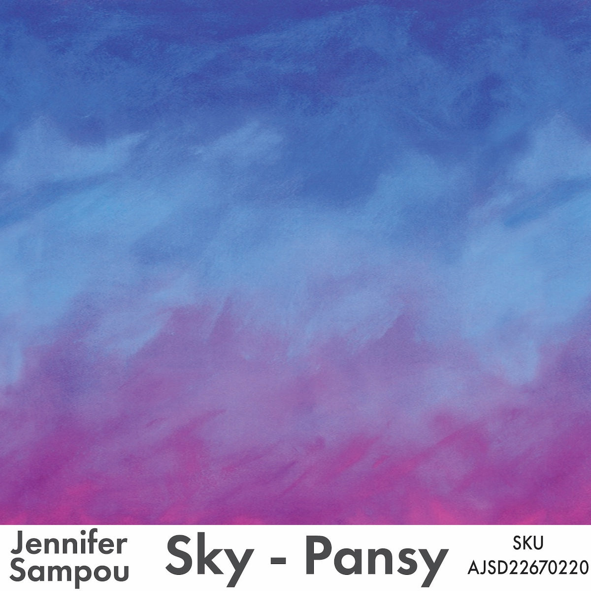 Pansy Sky Ombre by Jennifer Sampou from Robert Kaufman
