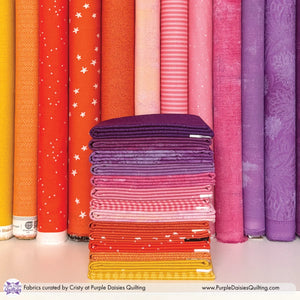 Spooky Sweet fabric bundle with Halloween and Fall themed fabrics from Moda, Art Gallery Fabrics, Riley Blake, and Dear Stella