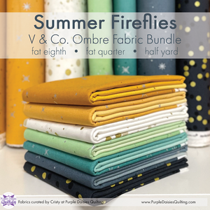 Summer Fireflies • Ombre Fabric Bundle