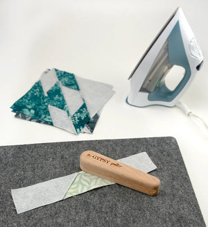 Clapper wooden seam setter from The Gypsy Quilter