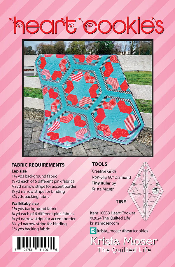 Heart Cookies by Krista Moser - Purple Daisies Quilting