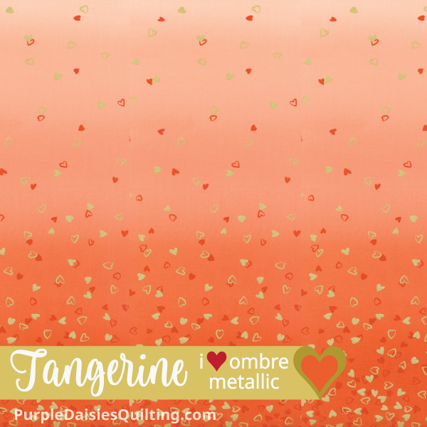 Tangerine • I Heart Ombre • Half Yard - 10875-311M {PREORDER}