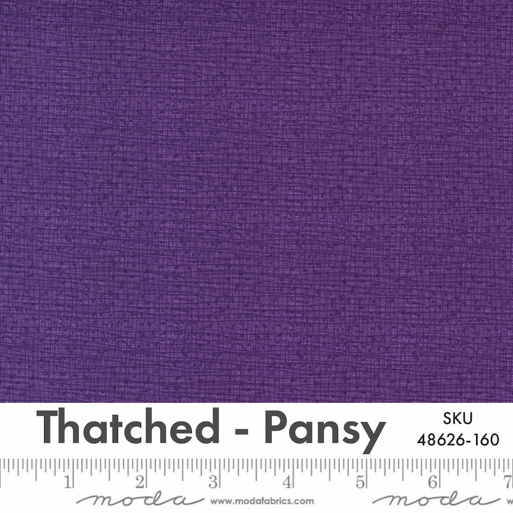 Thatched Pansy 48626-160 by Robin Pickens from Moda Fabrics