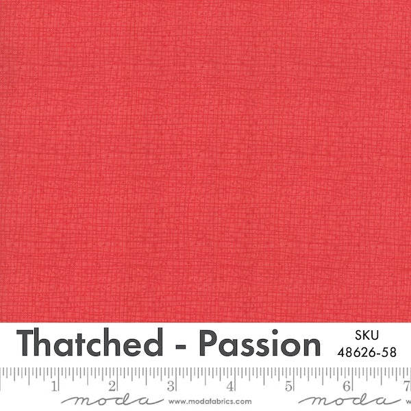 Thatched in Passion by Robin Pickens from Moda Fabrics 48626-58
