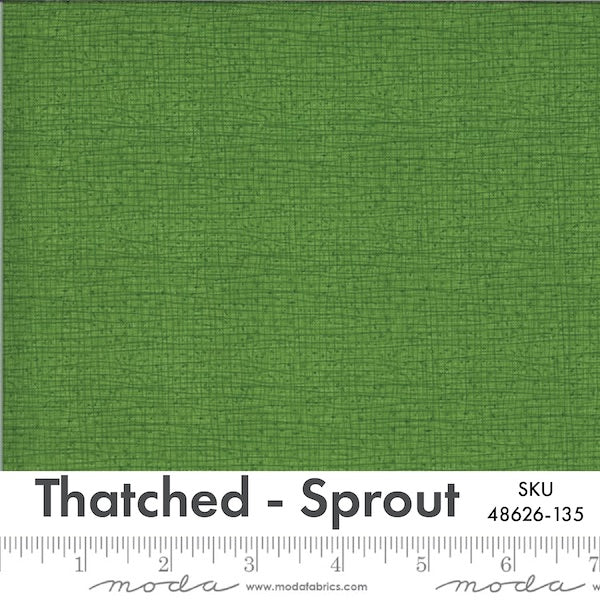 Thatched in Sprout by Robin Pickens from Moda Fabrics 48626-135